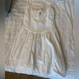 Zara White Eyelet Dress - Worn Once